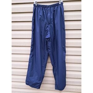 Forrester's Men's Navy Blue Windbreaker Rain Pants XL Lined Elastic Waist USA
